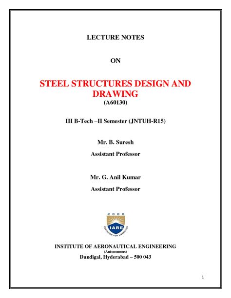 STEEL DESIGN 4 Compression Members Lecture notes 4 BSCE StuDocu