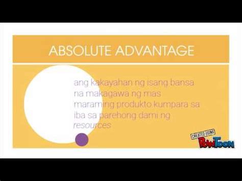 advantage in tagalog definition