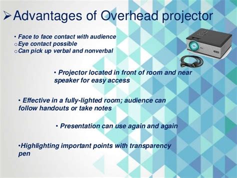 Advantages And Disadvantages Of Using Overhead Projector