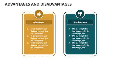 advantages disadvantages list