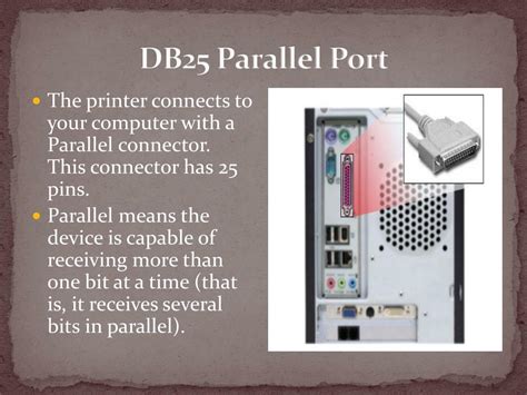 Advantages Of Parallel Ports