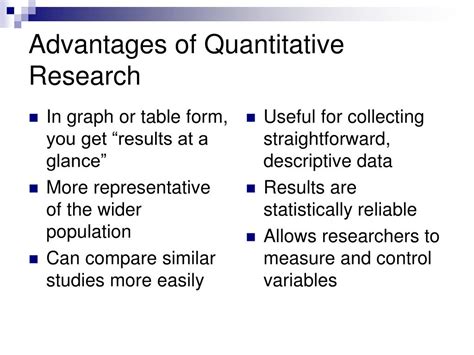 advantages of quantitative research method pdf