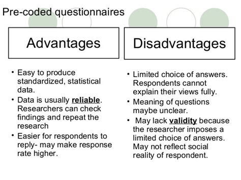 advantages of using questionnaires in qualitative research