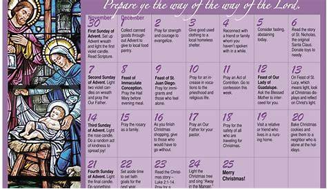 Reverse Advent Calendar – Saint John's Episcopal Church
