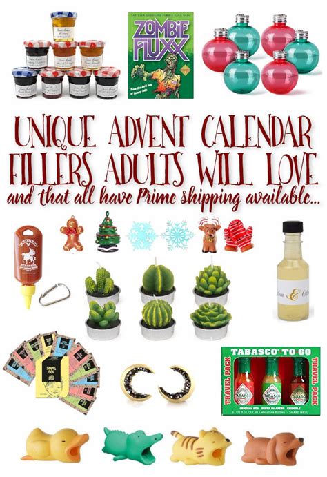 Advent Calendar Fillers For Adults