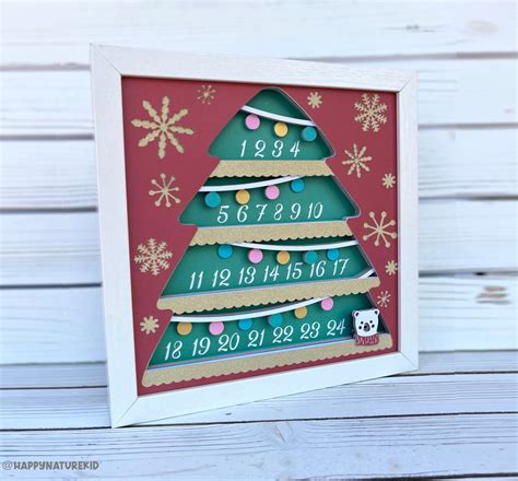 Advent Calendar Shadow Box