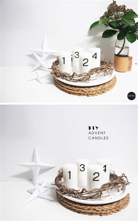 Advent Candle Diy