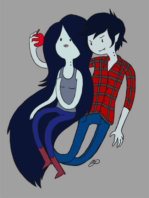 Marshall Lee and Marceline (Adventure Time) by equillybrium on DeviantArt