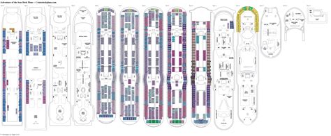 Adventure Of The Seas Deck Map
