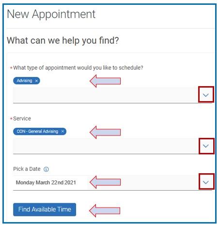 advising appointment ucf