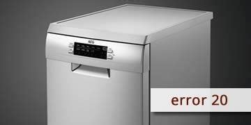 Aeg Dishwasher Code 20