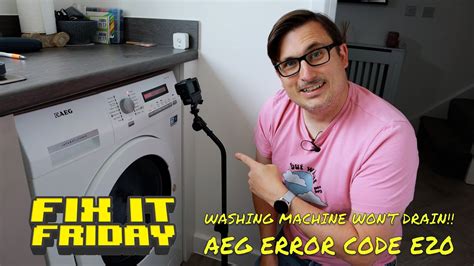 aeg e20 error code