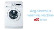 aeg washing machine e20 error code