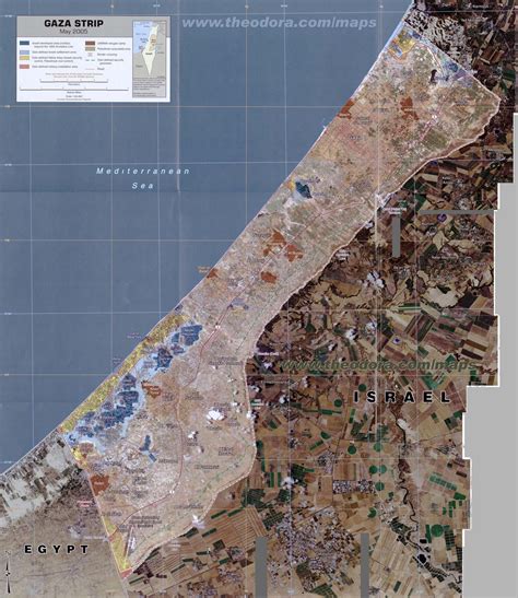 aerial map of gaza
