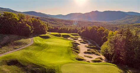 aerial map of sunday river golf club maine