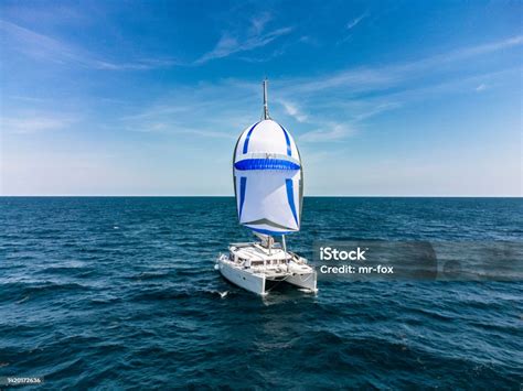 aerial view catamaran