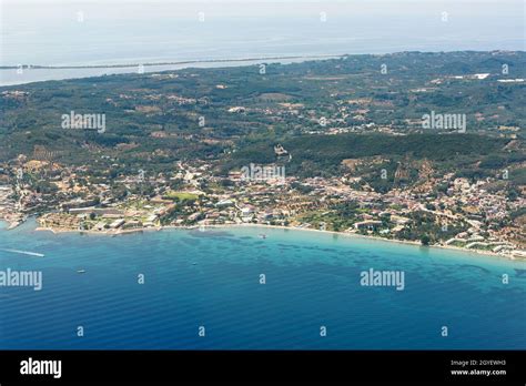 aerial view corfu