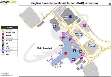 aeroporto di cagliari mappa