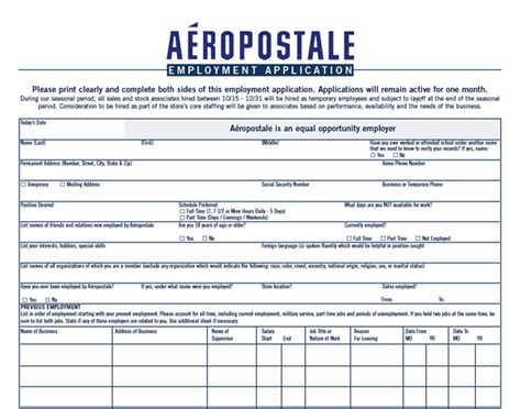 Application For Employment Form Check more at https