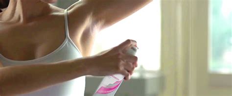 Aerosol Deodorant Use