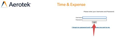 Access To Aerotek Time Expence Account
