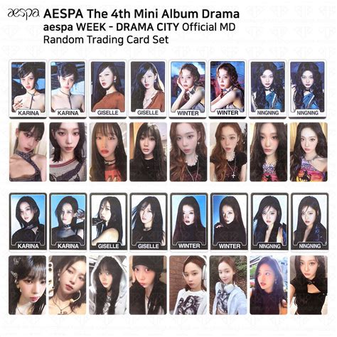 aespa drama album card
