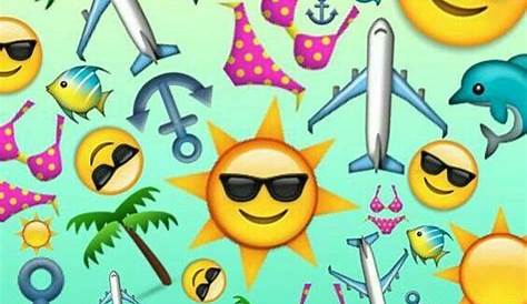 BEACH FOREVER IN Emojis Emoji wallpaper, Emoji backgrounds, Emoji