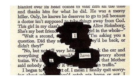 Print of found text poem 'Anchor' Etsy Blackout poetry art, Poetry