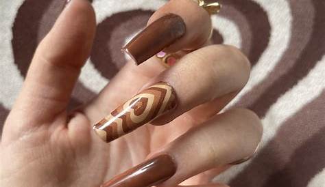 Aesthetic Brown Nails that Look Amazing With Minimal Efforts FLAPPER GURL