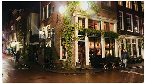 amsterdam travel dark red aesthetic old cafe pub netherlands instagram