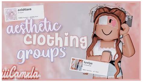 Aesthetic Clothing Groups Roblox - Free Transparent PNG Download - PNGkey