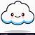 aesthetic cloud emoticon