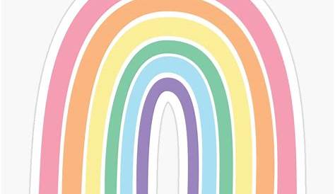 Rainbow Pastel Kawaii Cute Aesthetic Sticker by candymoondesign