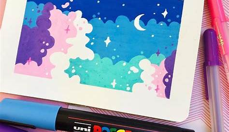easy art with markers Marker Illustration Video Art markers