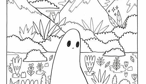 Aesthetic Drawings Coloring Pages Coloring Home
