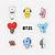 aesthetic emoji bts