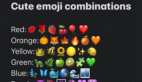 Pin by des lynn on Emoji combinations in 2020 Emoji combinations