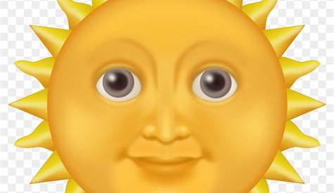 Iphone Sun Emoji Transparent Background Kalehceoj