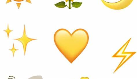 yellow emoji sticker pack Sticker by emileeannew en 2021 Emojis de
