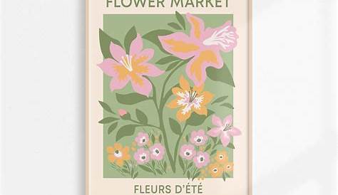 Flower market Poster by 99Lucamoller in 2021 Posters art prints