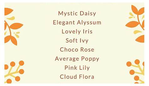 What are your favorite flower or tree names for girls? babynames Click