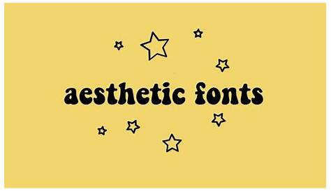 25 FREE Aesthetic Fonts + Download Links YouTube