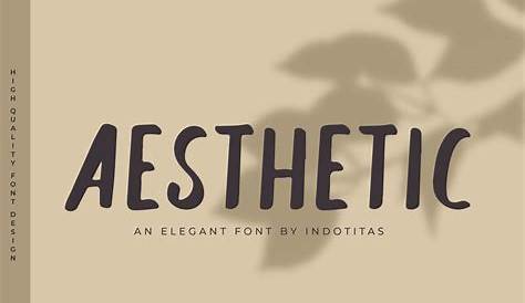 Aesthetic fonts free download paaslovely