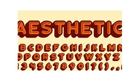 Free Aesthetic Fonts [BEST] Graphic Pie