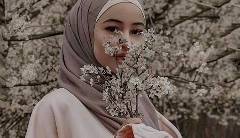 Sunset Instagram Aesthetic Hijab Tumblr floral portrait of noor