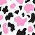 aesthetic iphone pink cow print wallpaper