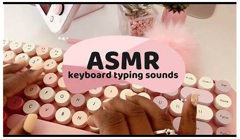 ASMR LED Keyboard Clicking, Typing, Touching & Brushing + Soft