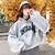 aesthetic korean oversized hoodie outfit