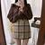 aesthetic korean skirt outfit
