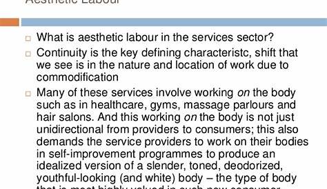 Aesthetic Labour Business Examples